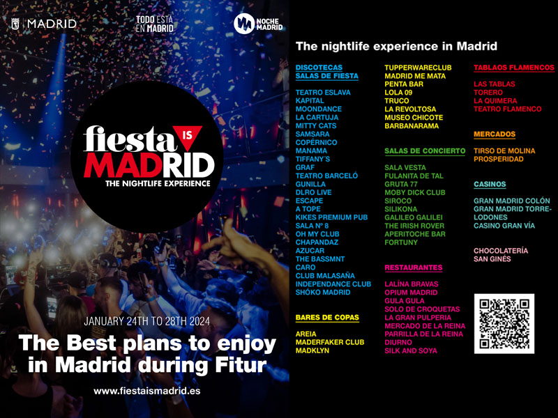 ¡Descubre la Experiencia Única de Fiesta Is Madrid en FITUR 2024!